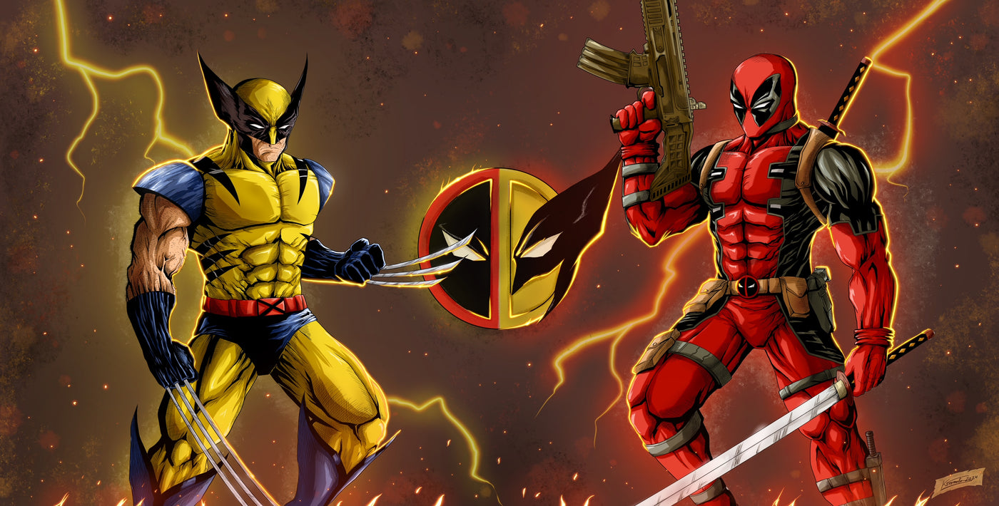 MOUSEPAD XL DEADPOOL & WOLVERINE