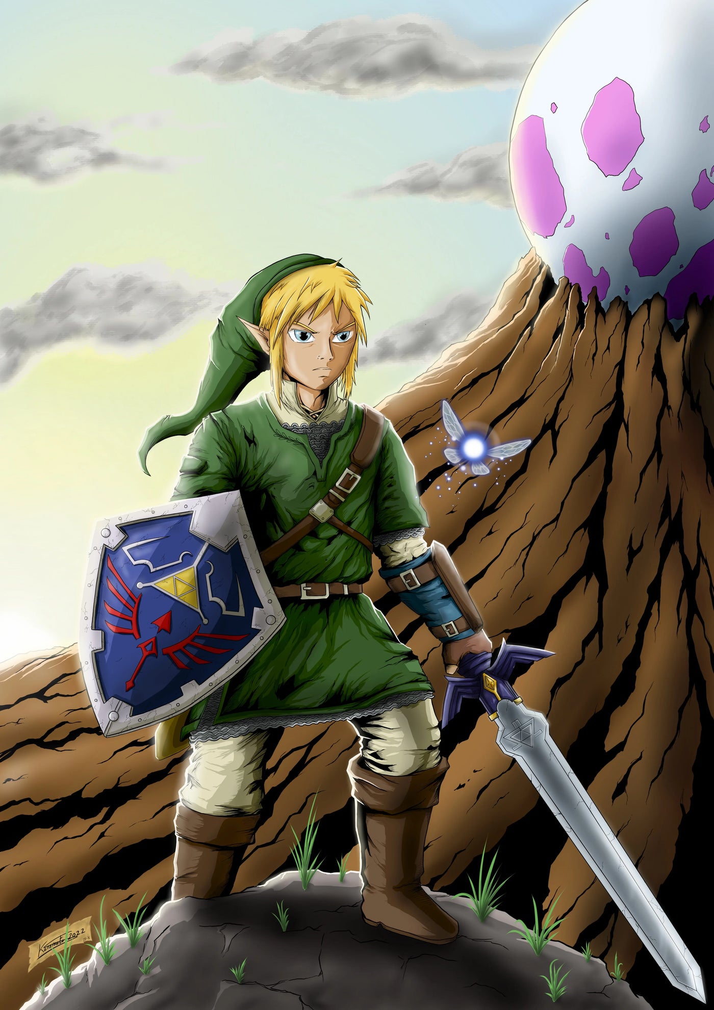 The Legend of Zelda - Link - DinA3